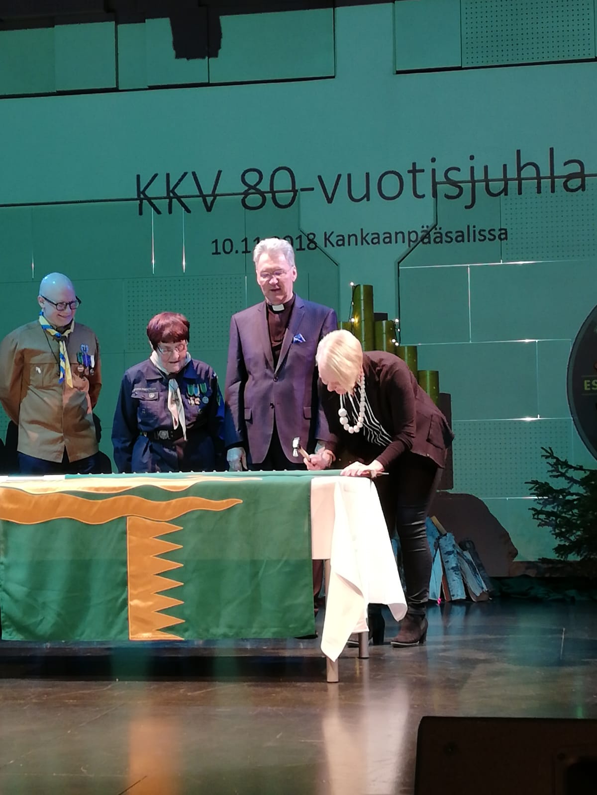 Heidi Viljasen tervehdyspuhe Kankaanpään Korpiveikkojen  80-vuotisjuhlassa